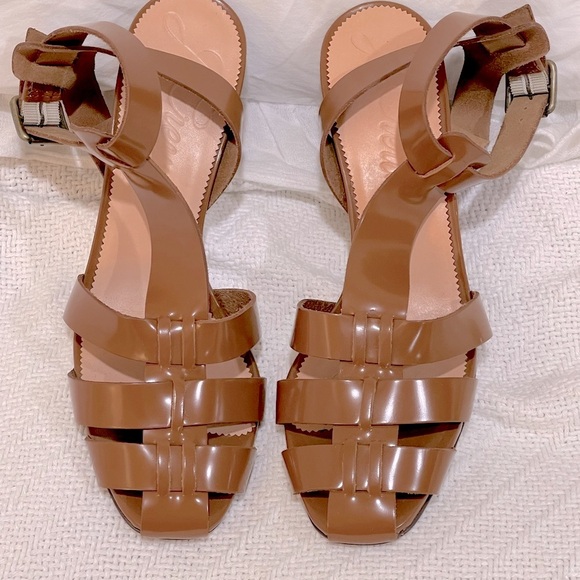 J.Crew NEW Fisherman pumps in shiny spazzolato leather sz 9 BE781 - Picture 4 of 7